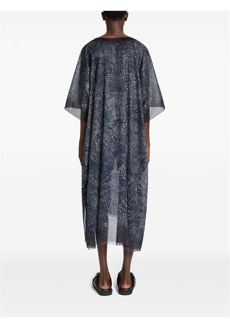 printed kaftan man blue DRIES VAN NOTEN | 251-020761-1006976